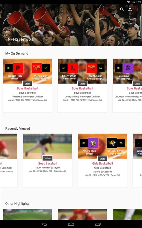 Image result for NFHS Network Live Stream Coverage