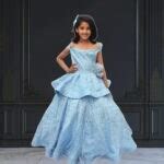 Girls Red Dress - Trendy Red Off Shoulder Party Dress for Kids