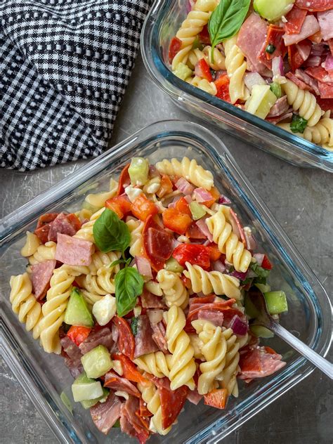High Protein Italian Pasta Salad - My Protein Pantry | Recipe | Lunch ...