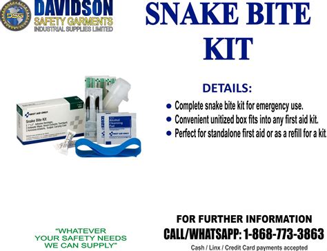 Snake Bite Kit | Davidson Safety Garments