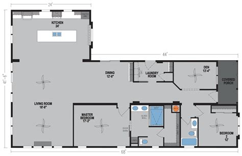 Elegant 2 Bedrooms Triple Wide Mobile Home