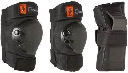 Oxelo by Decathlon Kids' Basic 3-Piece Skating Protective Gear - Black ...