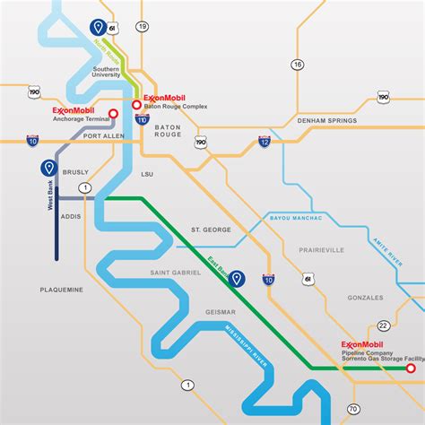ExxonMobil Pipeline Company | Maps and Routes