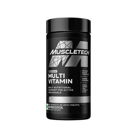 MuscleTech Multivitamin 60 Tablets | Buy @ 53% OFF | Nutriride