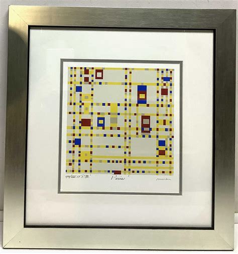 Lot - Piet Mondrian “Broadway Boogie Woogie” Print