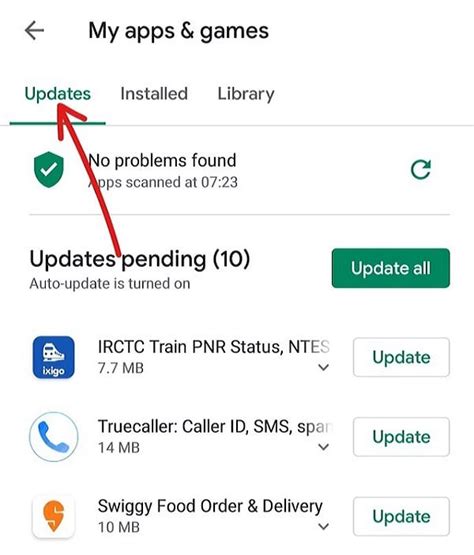 Image result for Check for App Updates Android