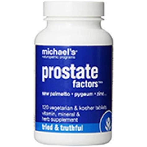 Buy Michael's Naturopathic Prostate Factors 120 Tabs Online at low ...