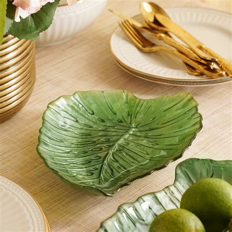 Green Glass Platter - Small