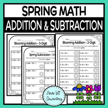 Image result for Spring Math Addition