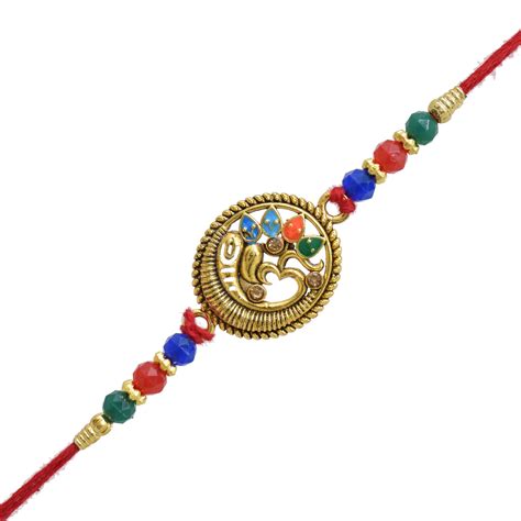 Designer Little Bro Rakhis for brother Set of 5 Rakhi Made from Cotton ...