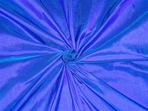 Silk dupioni fabric Ink x Blue color 54" wide DUP176[1] – The Fabric ...