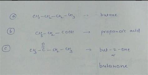 Write the IUPAC names of the follwing structural formulae. a) CH₂ - CH₂ ...