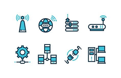 Network Icon Vector 的图像结果