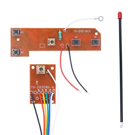 Buy Electronic Spices 4CH RC remote control 27MHz circuit PCB ...