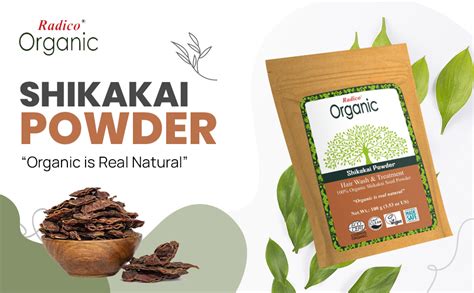 Radico Organic Shikakai Hair Treatment Powder - 100% Organic, 100% ...