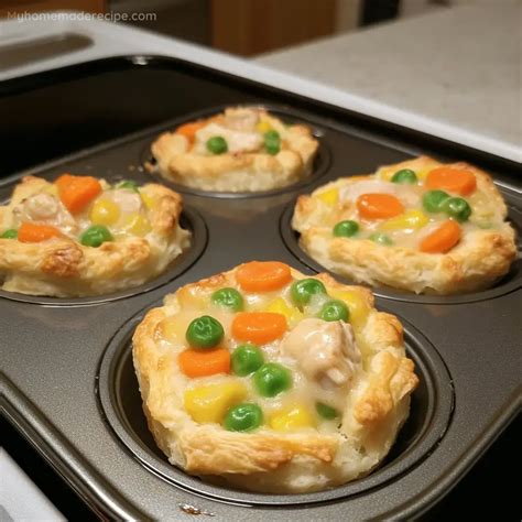 Easy Mini Chicken Pot Pies Recipe | Quick Comfort Food - My Homemade Recipe