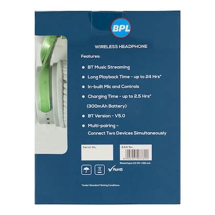 Buy BPL Head Shot MX 300 BWLH301 Bluetooth Headphone with 24 hours ...