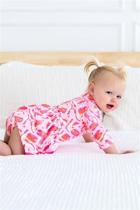 Twirling in Teal Twirl Bodysuit - Mila & Rose