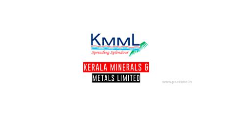 Kerala Minerals and Metals Limited Walk In Interview 2021