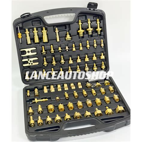 77PCS Universal Automotive Air Conditioning Leak Detector Tools Kit Universal Car Aircon Leak ...