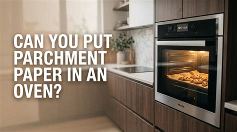 Can You Put Parchment Paper in an Oven?