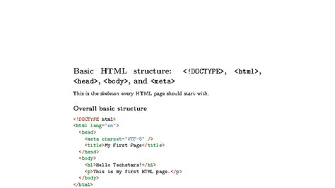 KCC ITM HTML Basics: Understanding Basic HTML Structure - Studocu