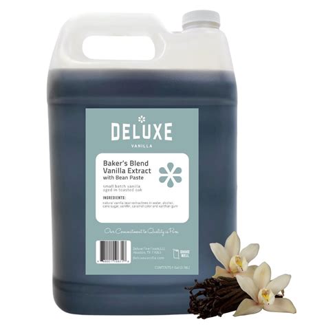 Deluxe Vanilla Bean Paste 128 oz - Bakers Blend Extract with Real ...