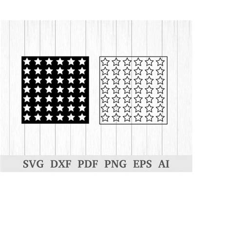 Star Pattern SVG, Stars Pattern SVG, Stars SVG, Star Backgro - Inspire ...