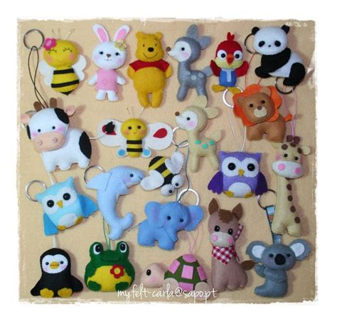 Image result for Handmade Felt Keychains