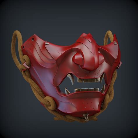 GHOST OF TSUSHIMA Ghost mask for 3d print 3D model 3D printable | CGTrader