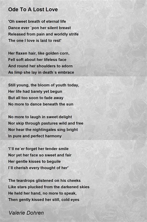 37 example of an ode in poetry