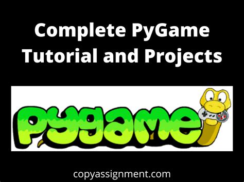 Pygame Installation Tutorial 的图像结果