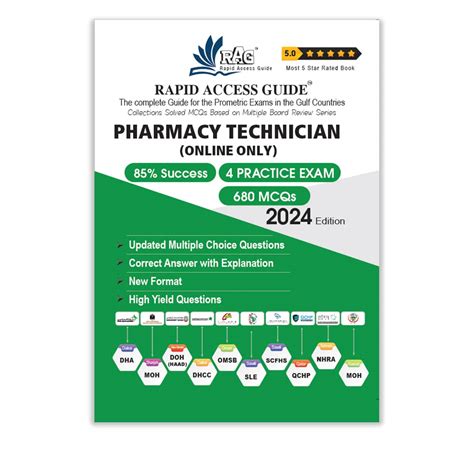 SLE Pharmacy Technician Prometric Exam MCQs