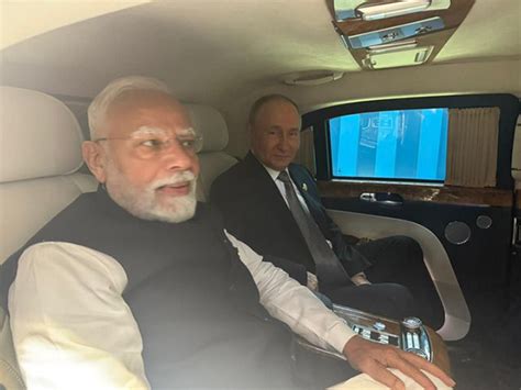 PM Modi, Putin travel in same car for bilateral meet after SCO Summit
