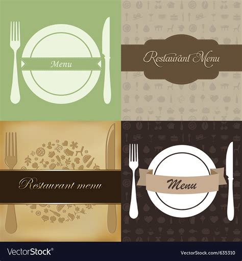 Image result for First Course Menu in Vector
