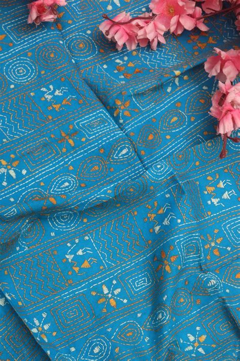 Buy Exquisite Kantha Embroidered Fabrics Online at Luxurion World