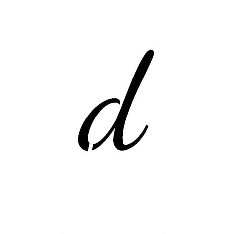Image result for D Cursive