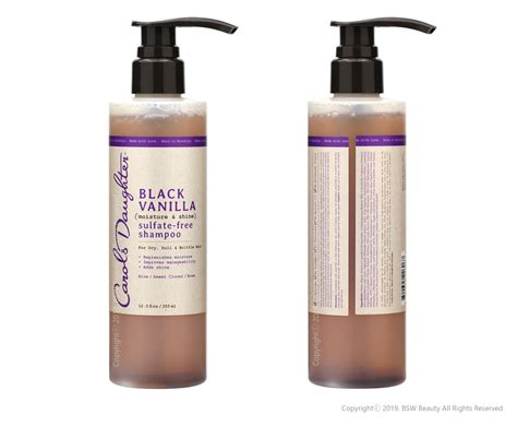 CAROLS DAUGHTER BLACK VANILLA MOISTURE & SHINE SULFATE-FREE SHAMPOO 12