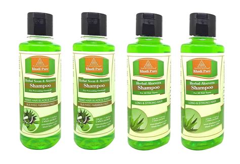 Buy Khadi Pure Neem Aloe Vera & Neem Aloe Vera SLS Shampoo/Hair ...