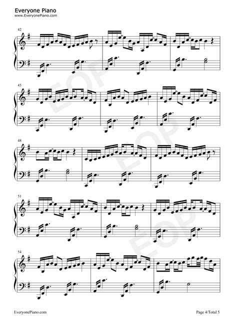 Versace On The Floor-唯美纯音乐五线谱预览-EOP在线乐谱架