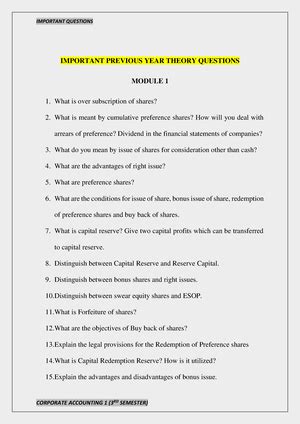 Types of claims - It is a lecture note - Corporate Accounting 1 - Studocu