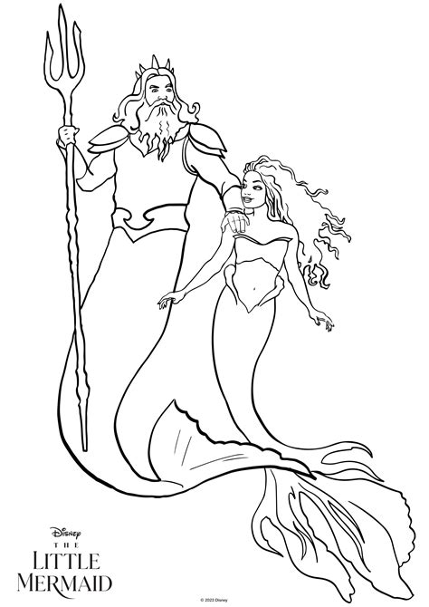 Free Printable Little Mermaid Coloring Pages/vintage Mermaid Coloring Pages