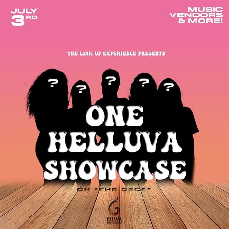 One Helluva Showcase, Guava, Portsmouth, 3 July to 4 July | AllEvents.in