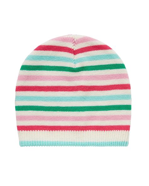 Buy Girls Beanie Striped - Multicolor Online at Best Price | Mothercare ...