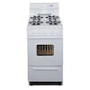 Premier 20-in 4 Burners 2.4-cu ft Freestanding Natural Gas Range (White ...