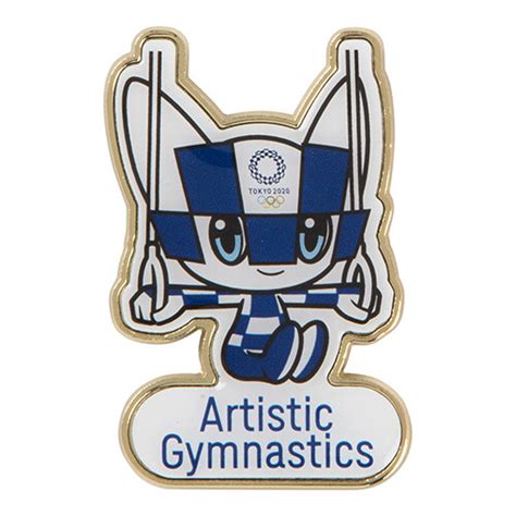 Tokyo2020 Tokyo 2020 Olympic Mascot Gymnastics Pose Pin Badge India | Ubuy