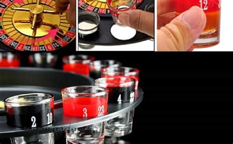 Buy Bonzeal Roulette Drinking Spin N Shot Glass Drinking Casino Bar ...
