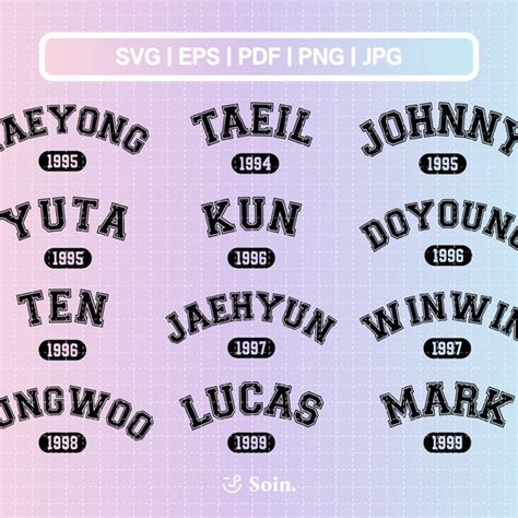 Image result for NCT Sticker Code Clothes