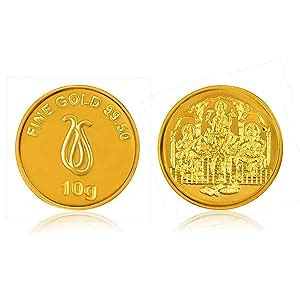 Senco Gold 24k (995) 10 gm Yellow Gold Coin : Amazon.in: Jewellery
