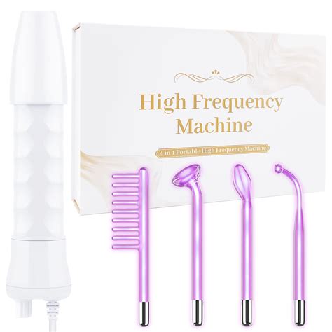 Buy High Frequency Facial Wand - Uaike 4 in 1 Violet Portable Handheld ...